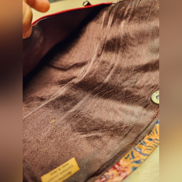 Unique, Beautiful Handmade Sheepskin Leather clutch, Wallet & Coin Purse. - Picture 6 of 9